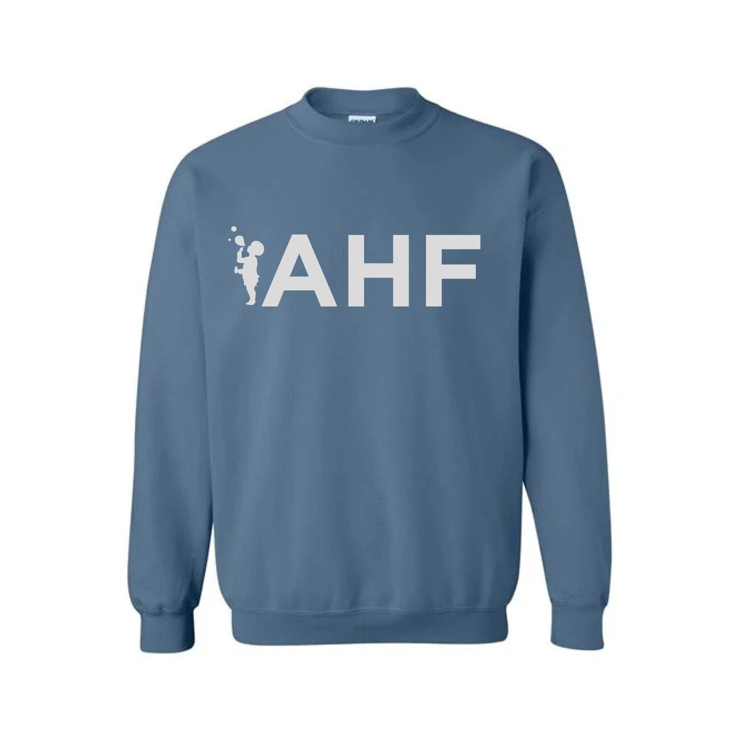 AHF Logo Crewneck Sweatshirt - Blue